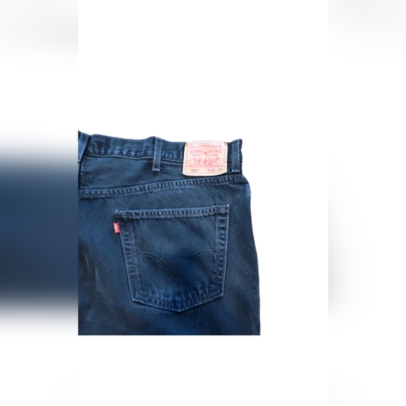 vintage black Levi's relaxed fit 550 men's denim jeans 48x32 - Picture 6 of 10